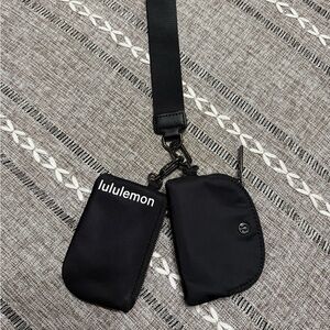 lululemon athletica Black Key & Card Holder Set